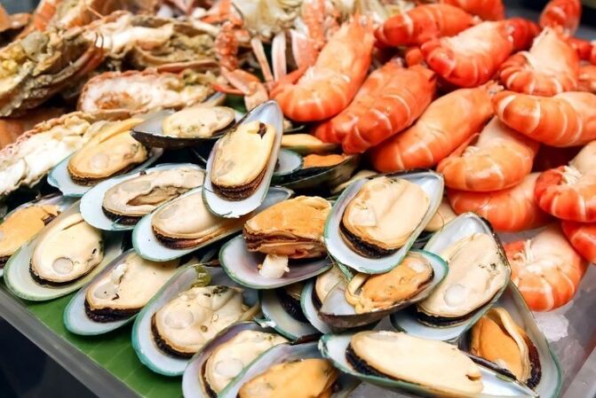 Cadeaux maritimes pour le régime alimentaire